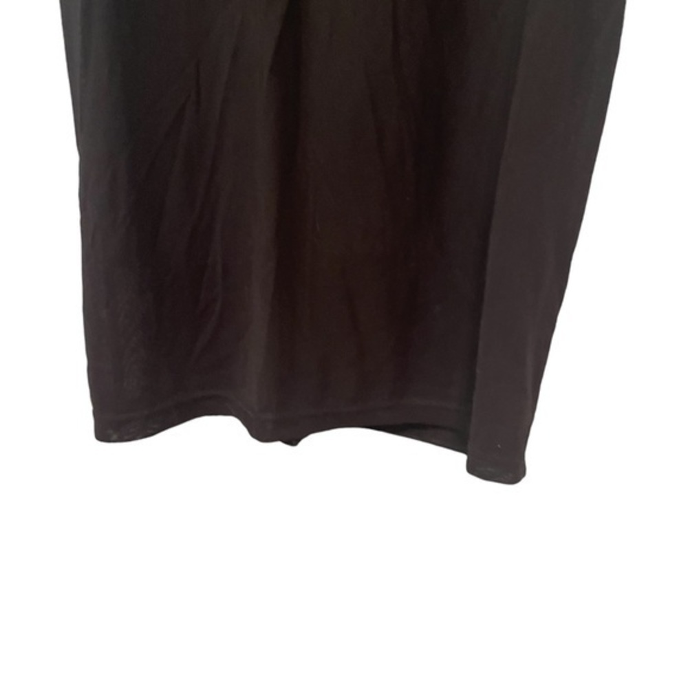Bleuh Ciel Black Sleeveless Midi Dress with Illusion Mesh Neckline. Juniors L - Picture 6 of 9